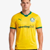 Camisa de Time Palmeiras Amarela 25/26 - Versão Jogador - Mantum®