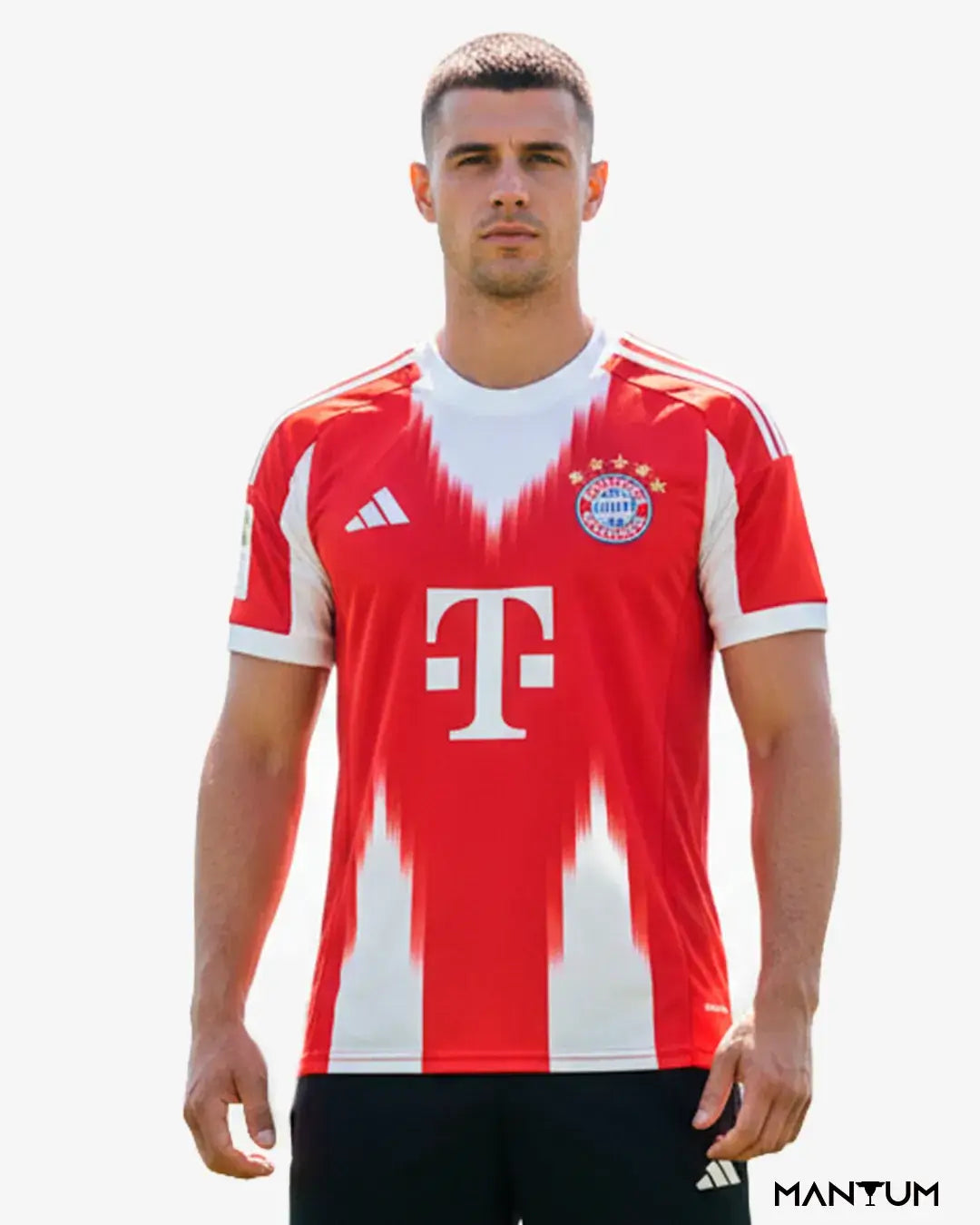 Camiseta Bayern de Munique Vermelha Copa do Mundo 2025 - Versão Torcedor