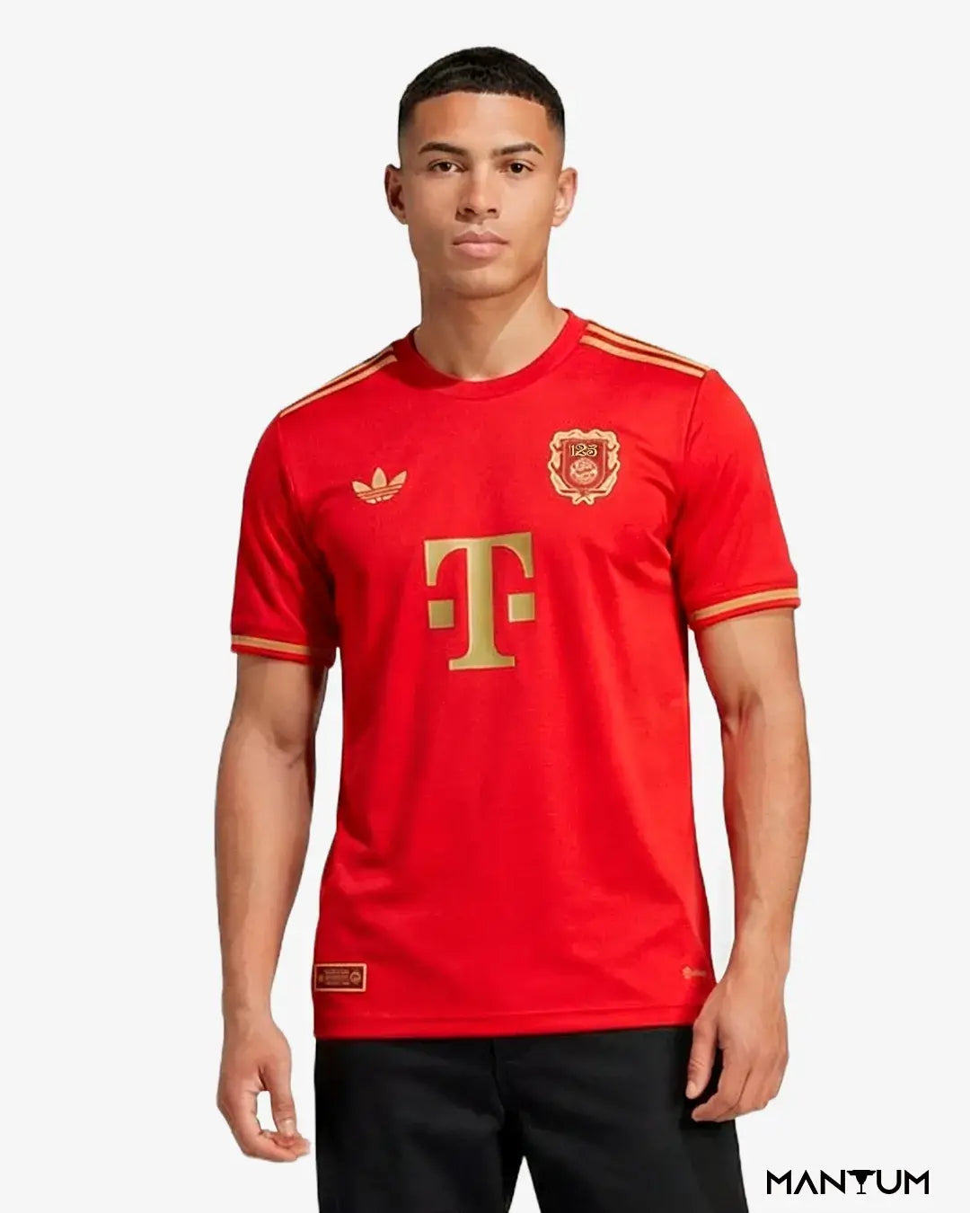 Camisa de Time Bayern de Munique Vermelha 2025 - Comemorativa 125 Anos - Versão Jogador - Mantum®