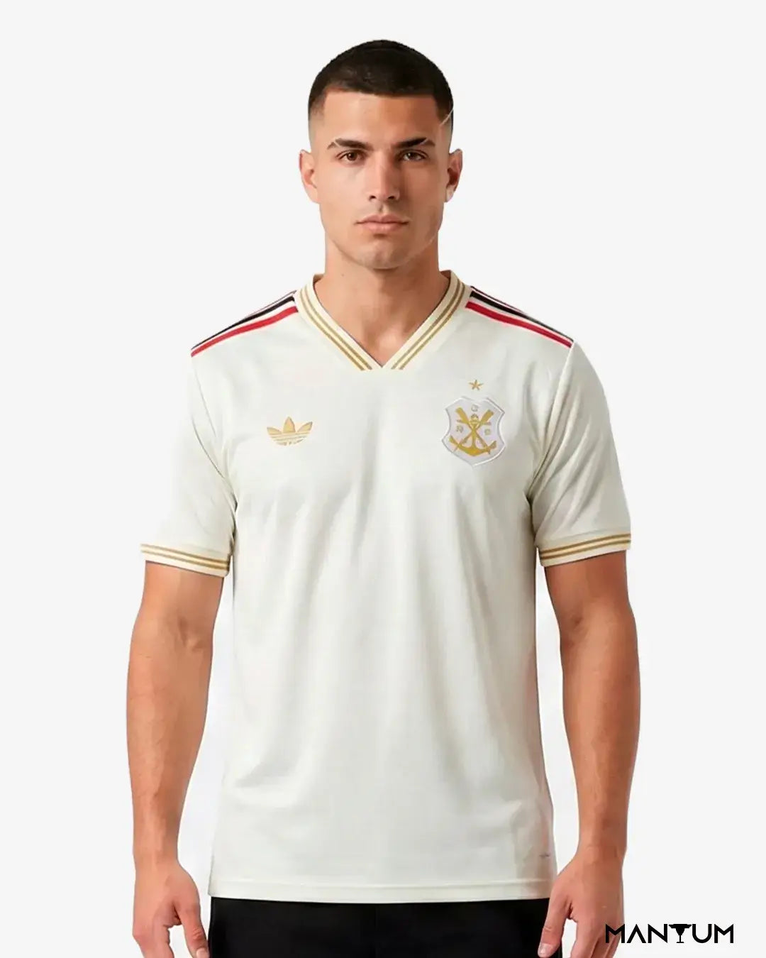 Camisa de Time Flamengo Bege 25/26 - Versão Jogador - Mantum®