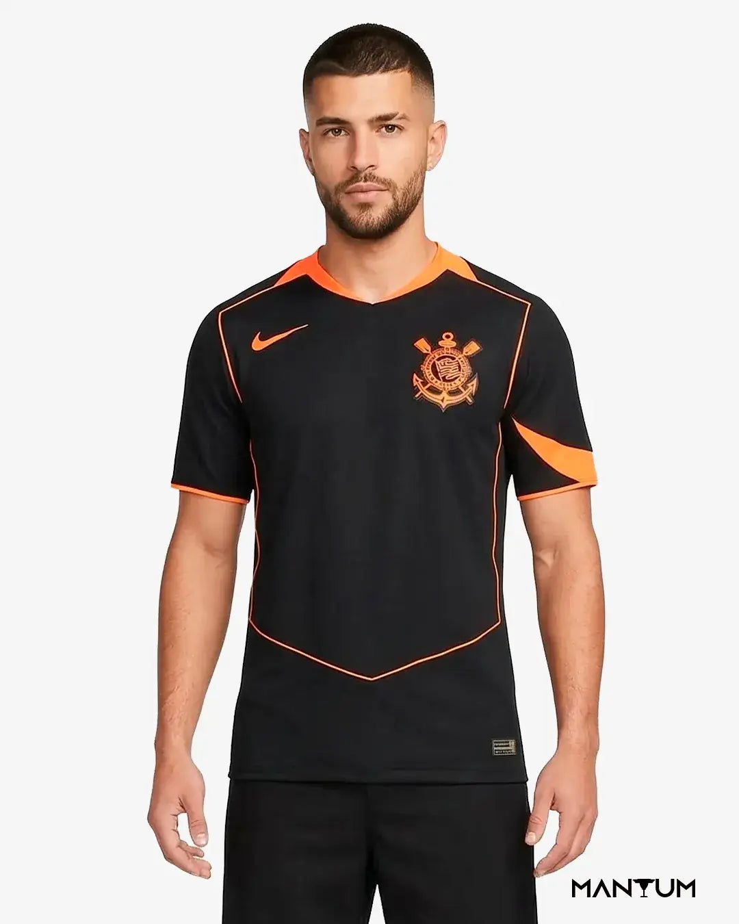 Camiseta Corinthians Laranja 25/26 - Versão Torcedor