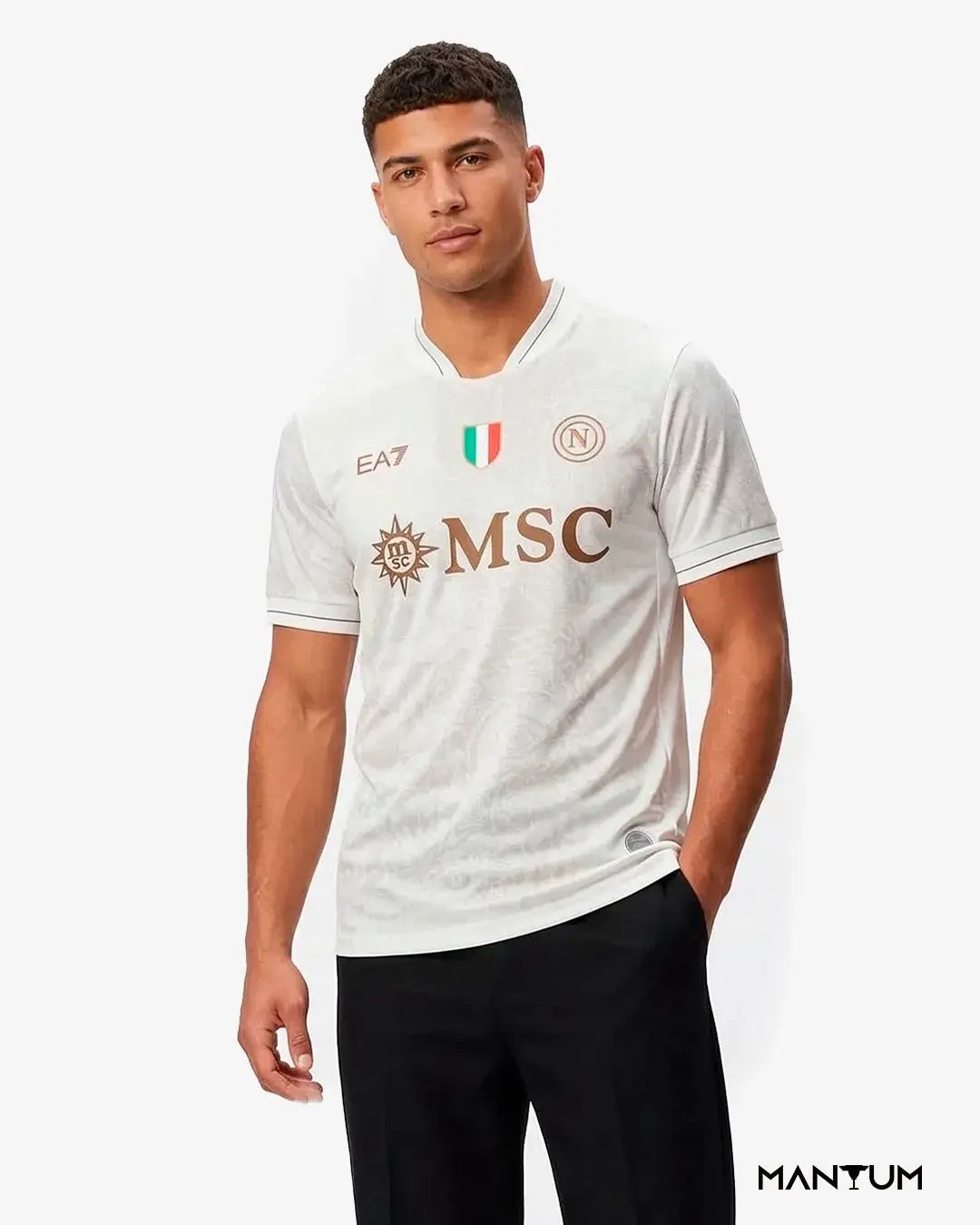 Camiseta Napoli Branca 25/26 - Versão Jogador