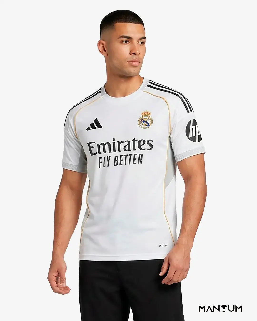 Camiseta Real Madrid Branca 25/26  - Versão Torcedor