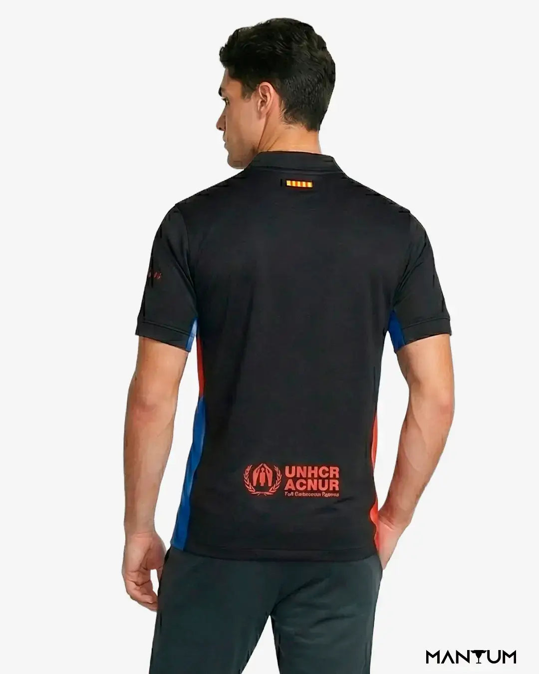 Camiseta de Time Barcelona Preta - Versão Jogador - Mantum®