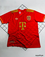 Camiseta Bayern de Munique Vermelha 2025 - Comemorativa 125 Anos - Versão Torcedor
