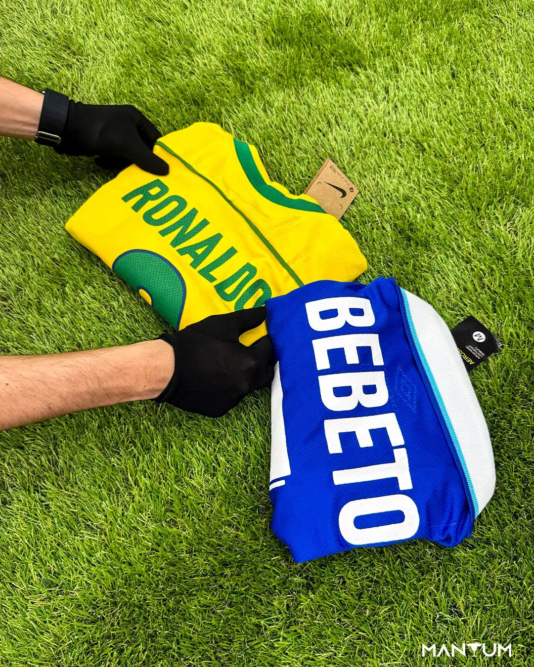 Kit Seleção Brasileira - Bebeto (94) e Ronaldo (98) [RETRÔ]  - Mantum®