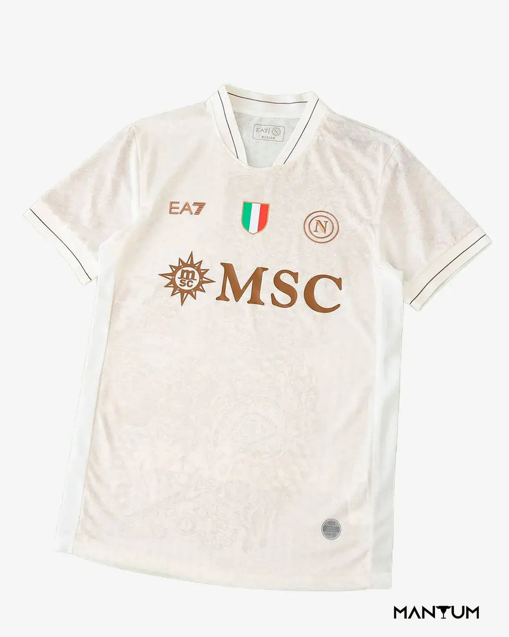Camiseta Napoli Branca 25/26 - Versão Jogador