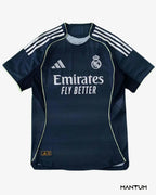 Camiseta Real Madrid Preta 25/26 - Versão Torcedor