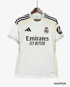 Camiseta Real Madrid Branca 25/26  - Versão Torcedor