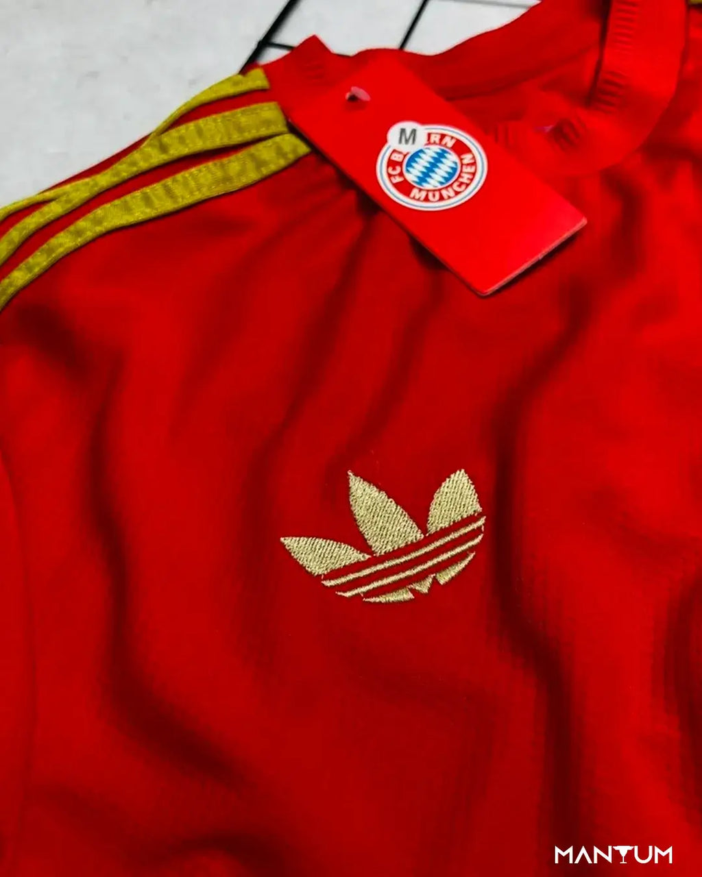 Camiseta Bayern de Munique Vermelha 2025 - Comemorativa 125 Anos - Versão Torcedor