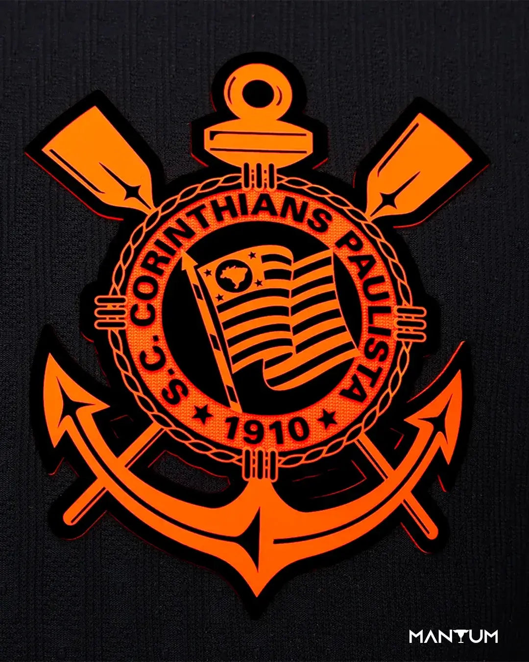 Camiseta Corinthians Laranja 25/26 - Versão Torcedor