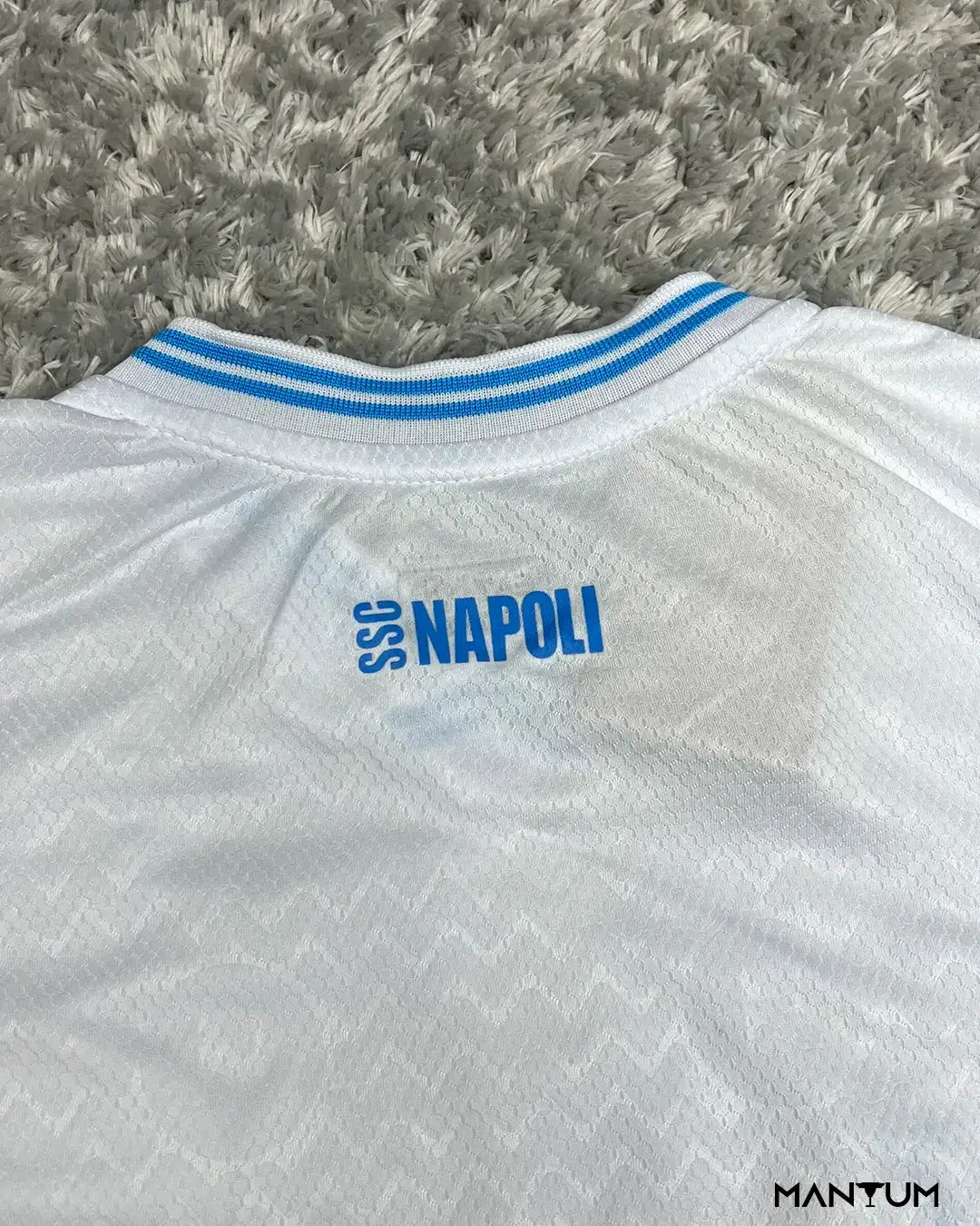Camiseta de Time Napoli Branca - Versão Jogador - Mantum®